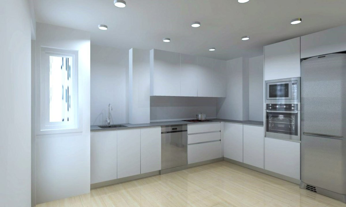 Render de la cocina 